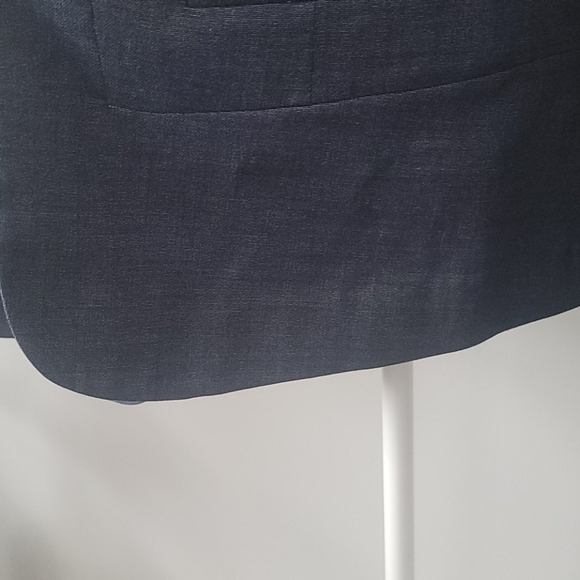 Lane Bryant dark blue single button notched collar blazer NWT - Picture 8 of 11